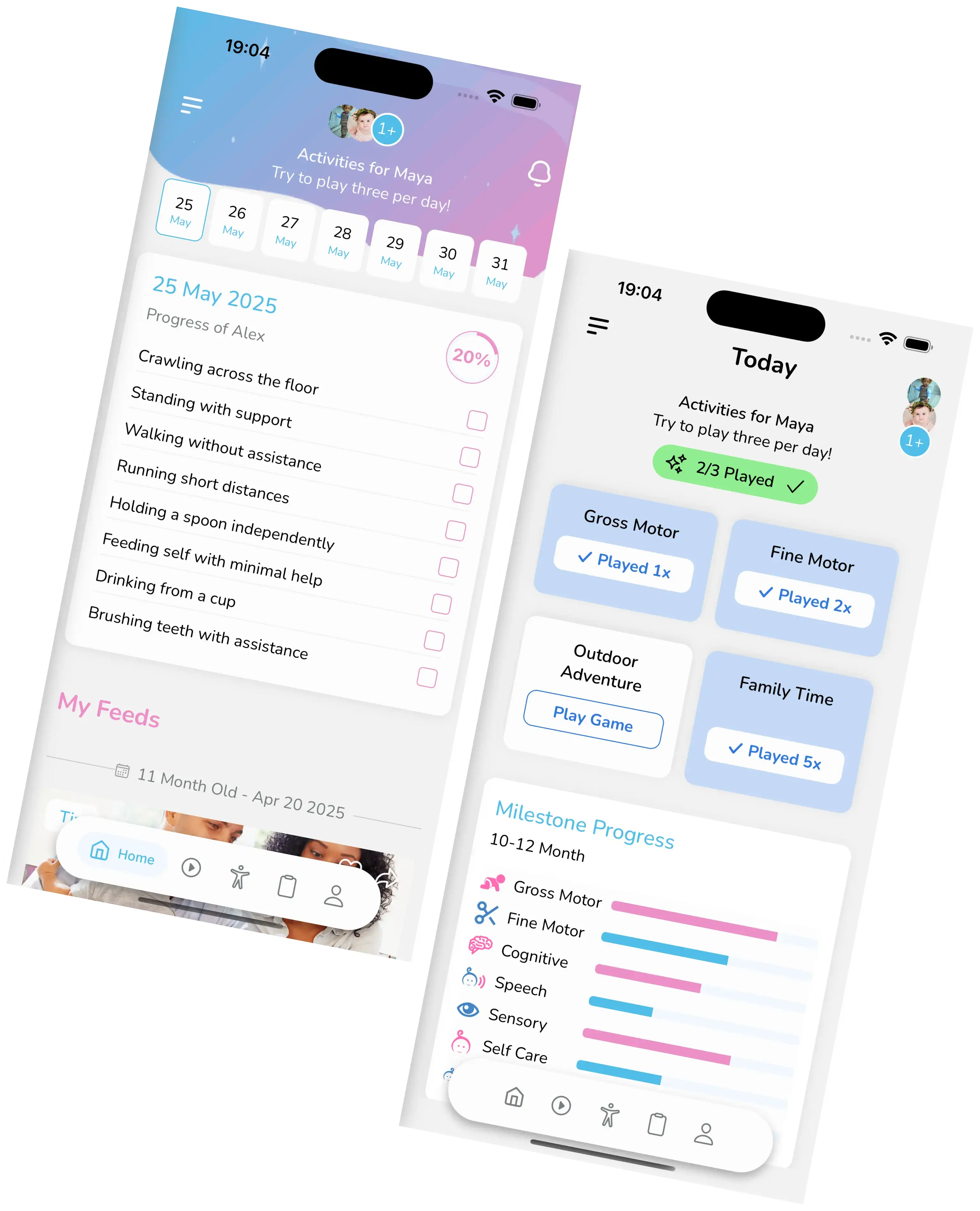 BabyCare Landing Screen